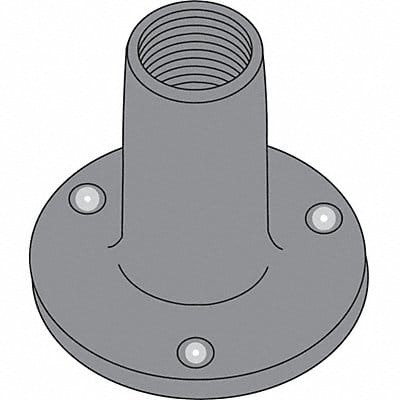Round Weld Nut Steel #10-24 3Proj 50PK