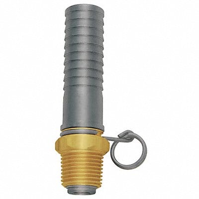 Swivel Hose Adapter Brass 3/4 x 1/2