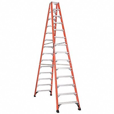 Twin Stepladder Fbrgls IAA 14ft FM1400HD