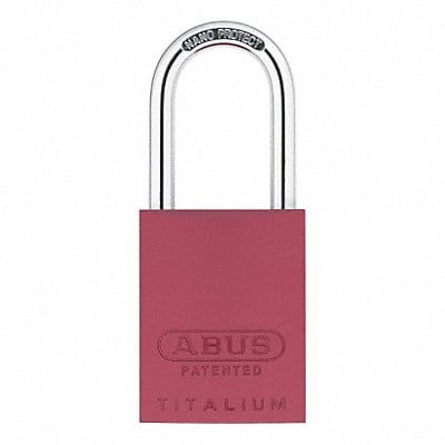 Keyed Padlock 29/32 in Rectangle Red Keyed Padlock 29/32 in Rectangle Red