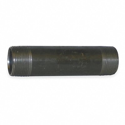 Black Pipe Nipple Threaded 1-1/2x5 In