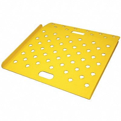 Curb Ramp Alum. Yellow 30 in W 30 in L