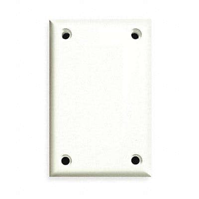 Blank Wall Plate Jumbo White 1Gng Txtr