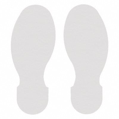 G5695 Floor Tape White 3.5 inx10 in Foot PK10