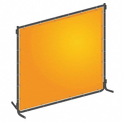 J4043 Welding Screen 6 ft H 8 ft W Yellow