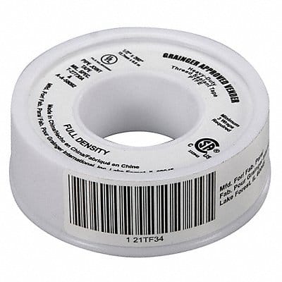 Thread Sealant Tape 1/2 W White
