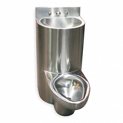 Concealed Prison Toilet Combo Unit Floor