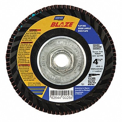 Fiber Disc 5 in Dia 7/8in Arbor 120 Grit