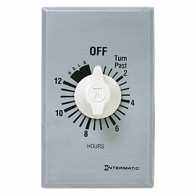 Spring-Wound Timer 0 to 12 hr Timing