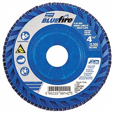 H5956 Fiber Disc 4 1/2 in Dia 7/8in Arbor