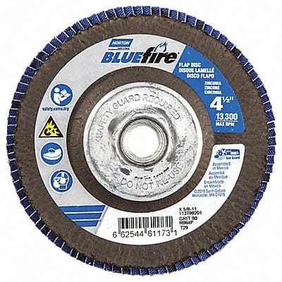 H7426 Fiber Disc 4 1/2 in Dia 5/8in Arbor