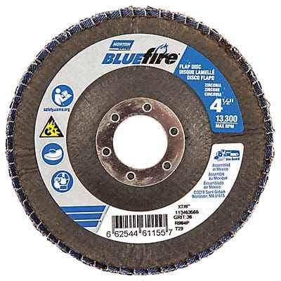 H7428 Fiber Disc 4 1/2 in Dia 7/8in Arbor