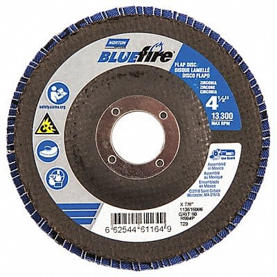 H7428 Fiber Disc 4 1/2 in Dia 7/8in Arbor