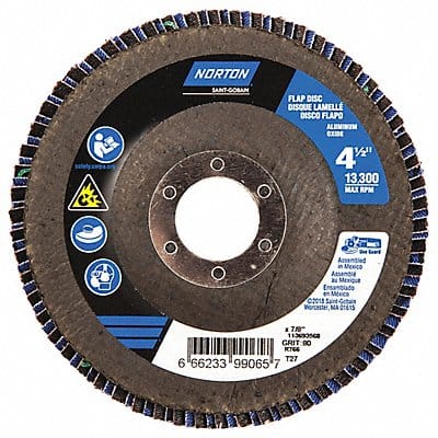Fiber Disc 4 1/2 in Dia 7/8in Arbor