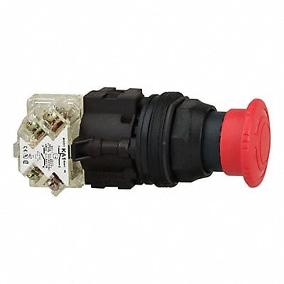 Non-Illuminated Push Button Plastic Red