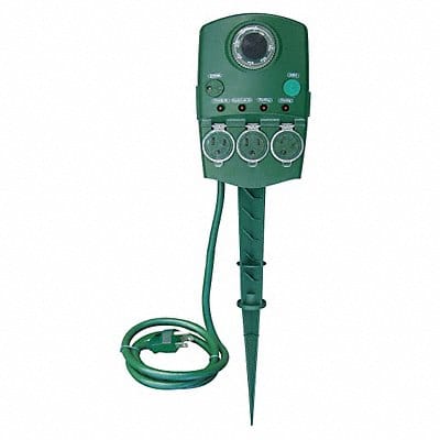 Dancing Ground Stake Outdoor 3 Outlet