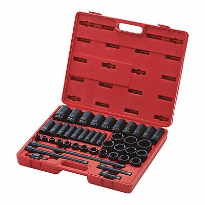 Master Impct Socket Set SAE 43 pcs. 1/2