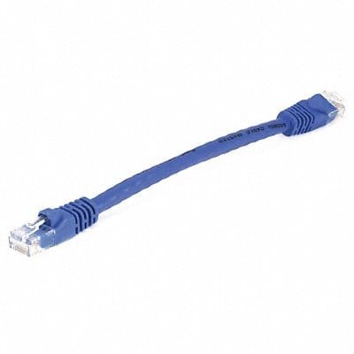 Patch Cord Cat 6 Booted Blue 0.5 ft.