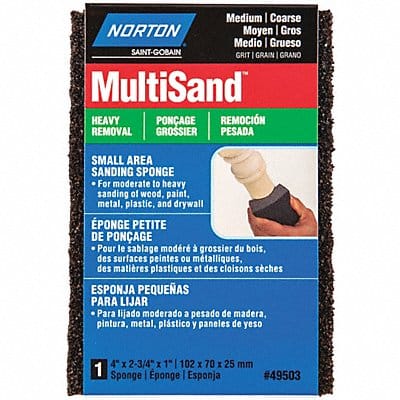 Sanding Sponge 2 3/4 in W 4 in L