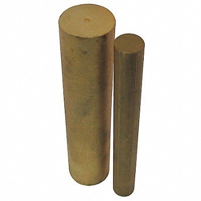 Solid Bar Pwdr Bronze Unfnsh OD 5/8 In