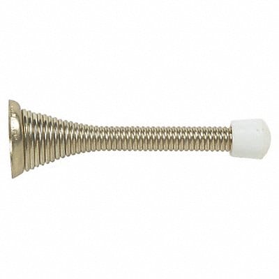 Door Stop Spring Brass 3 Lx3 Hx1 In W