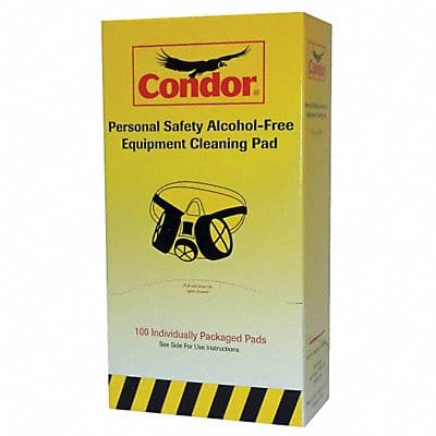 Respirator Wipes 5 in x 8 in PK100