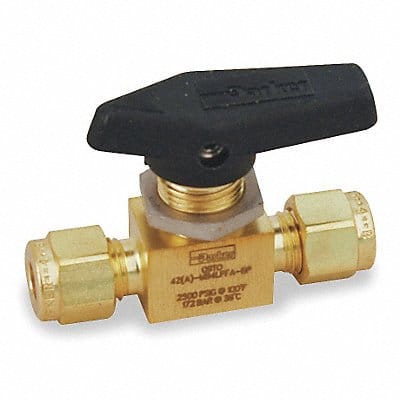 Brass Ball Valve Comp x Comp 3/8 in Brass Ball Valve Comp x Comp 3/8 in