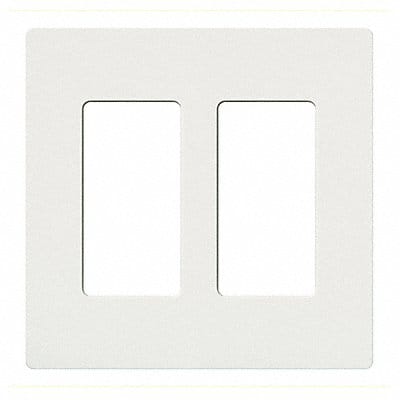 Wallplate 2-Gang Decora White