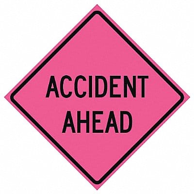Accident Ahead Traffic Sign 48 x 48