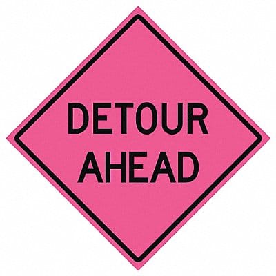 Detour Traffic Sign 48 x 48