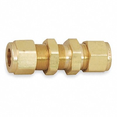 Bulkhead Union Brass A-LOKxA-LOK 1/4In