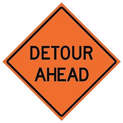 G7234 Detour Traffic Sign 48 x 48
