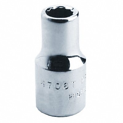 Socket Steel Blk Oxd 7/32 in