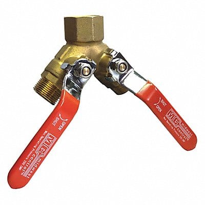 Brass BV 3-Way FNPTxMNPT 1 x3/4 Brass BV 3-Way FNPTxMNPT 1 x3/4