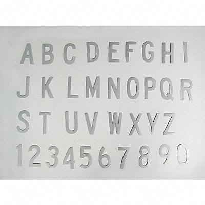 6In SelfAdhesive DieCut Refl. LetterSet