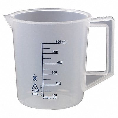 Beaker 600 mL 125 mm H 109.5 mm Dia PK6