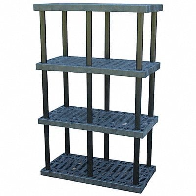 Plstc Shelf 24inx75inx48inShlfLdCp 340lb