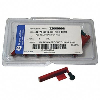 Chart Recorder Pen Red PK6