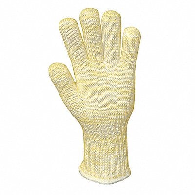Heat Resistant Glove M Yellow/White PK12