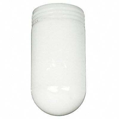 GlassGlobe 3 1/2 L 3 1/2 W 5 1/4 H White