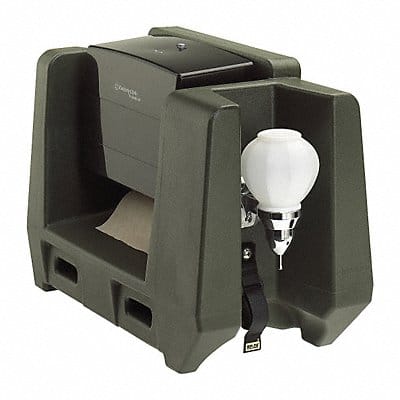 Paper Towel and Soap Dispenser Black