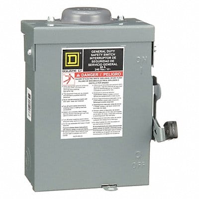 Safety Switch 240VAC 3PST 60 Amps AC