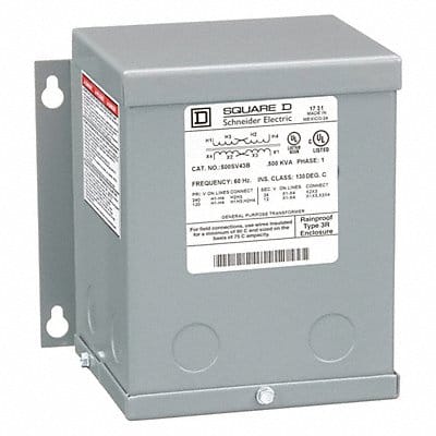 Transformer 120/240VAC 12/24VAC 500VA