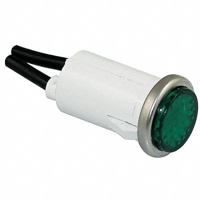 Flush Indicator Light Green 120V