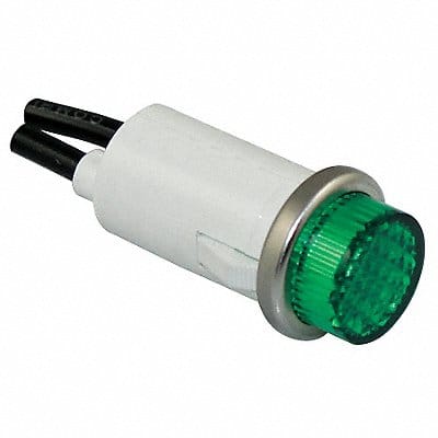 Raised Indicator Light Green 240V