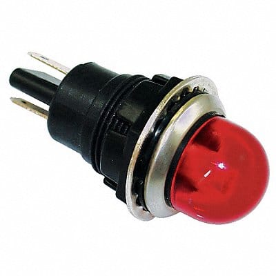 Raised Indicator Light Red 240V