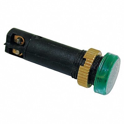 Raised Indicator Light 12mm 24V Green