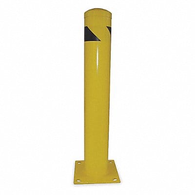 Bollard 42 in H Yellow Carbon Steel