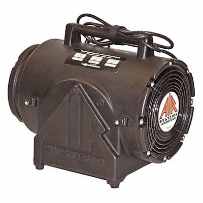 Confined Space Fan Black 11 W