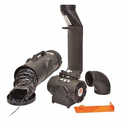 Confined Space Fan Kit Black 11 W